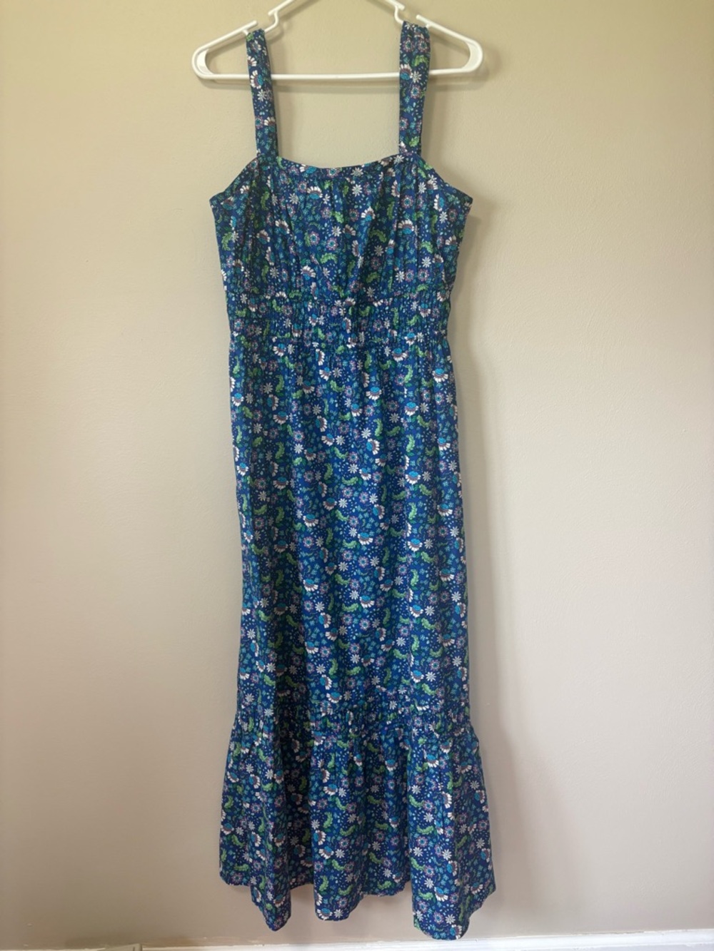 Loft Floral Sundress Tiered Sleeveless Medium - Picture 2 of 9